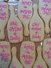 cookies shaped like bottles